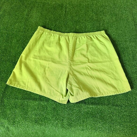 Links Edition MidRise Green Neon Casual Bermuda Shorts Golf Pants Size 10 - Picture 7 of 16